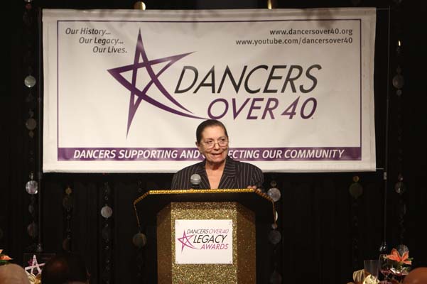 Director Choreographer Graciela Daniele (and DO40 Advisory Board Member) speaks on behalf of Frank Pietri